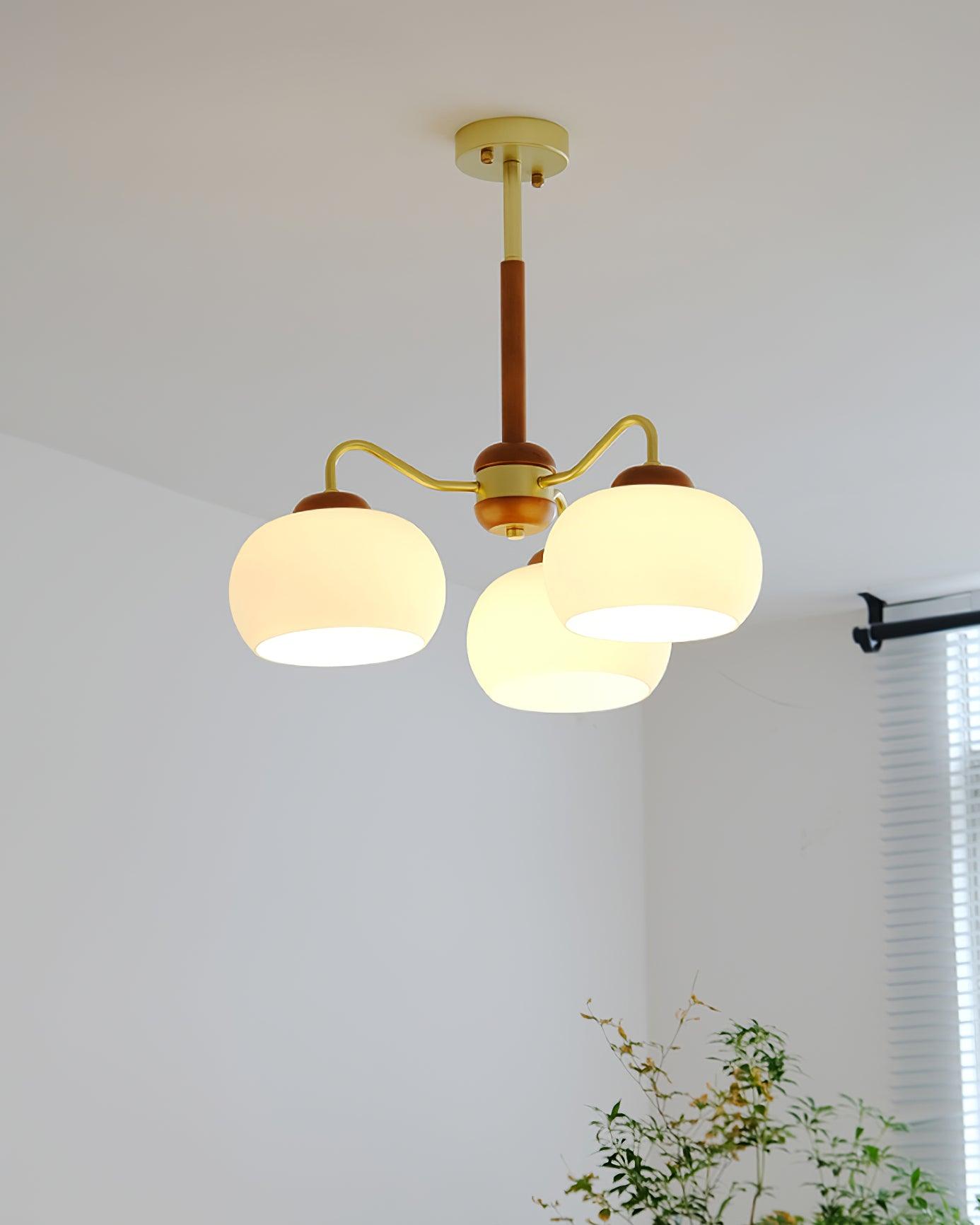 Raito Chandelier Glass Vintage American Style - Letslighting