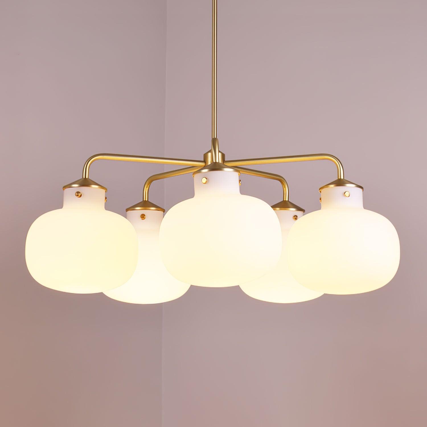 Halo Contemporary Glass Pendant Lamp - Letslighting