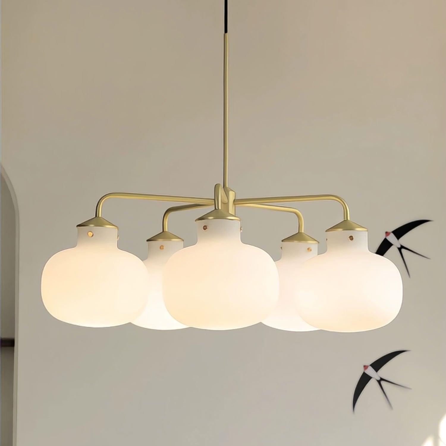 Halo Contemporary Glass Pendant Lamp - Letslighting