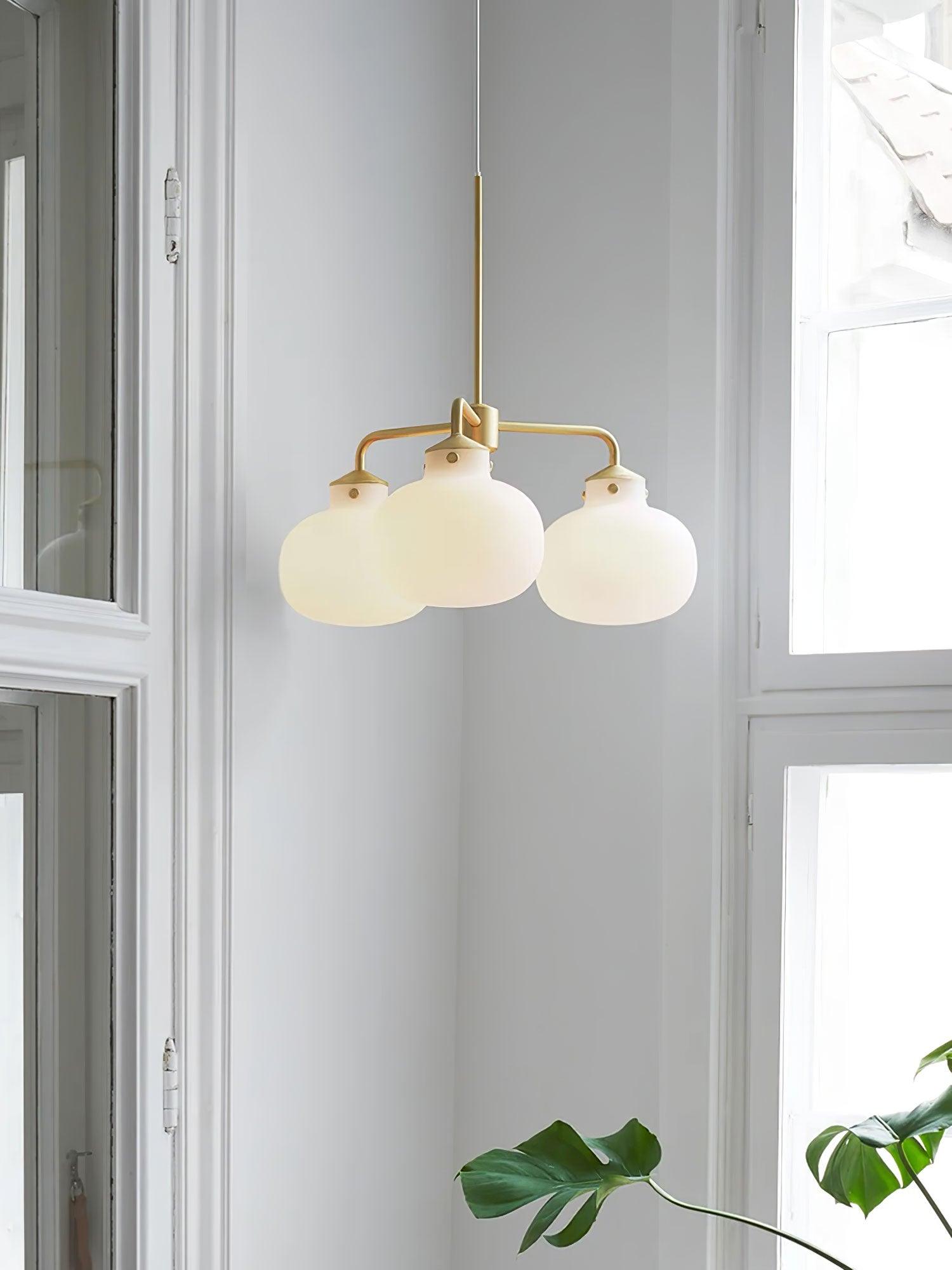 Halo Contemporary Glass Pendant Lamp - Letslighting