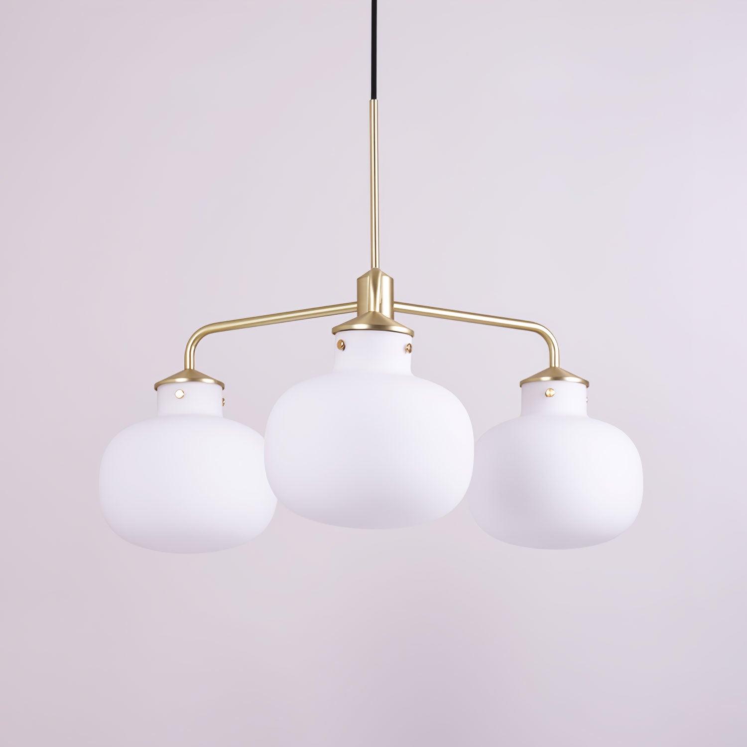 Halo Contemporary Glass Pendant Lamp - Letslighting