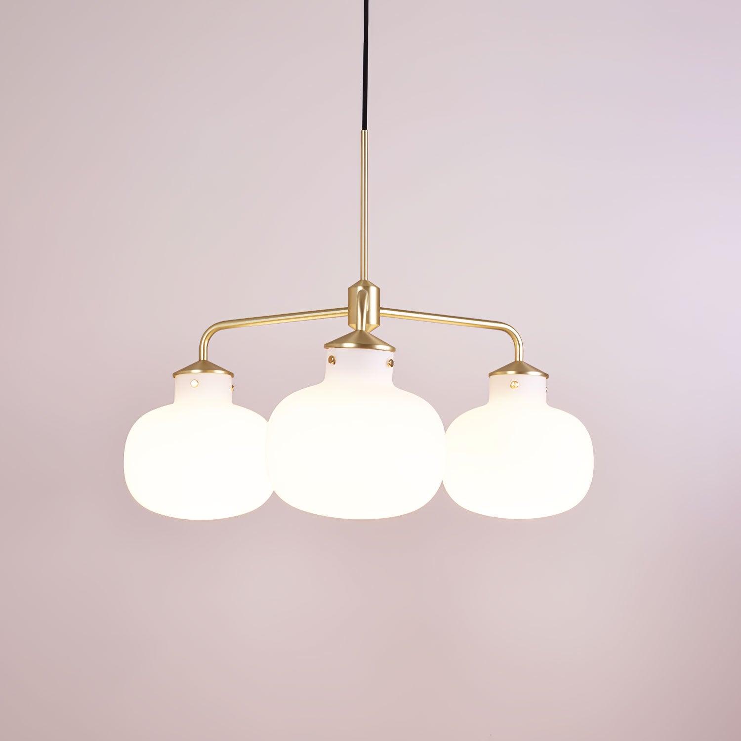 Halo Contemporary Glass Pendant Lamp - Letslighting