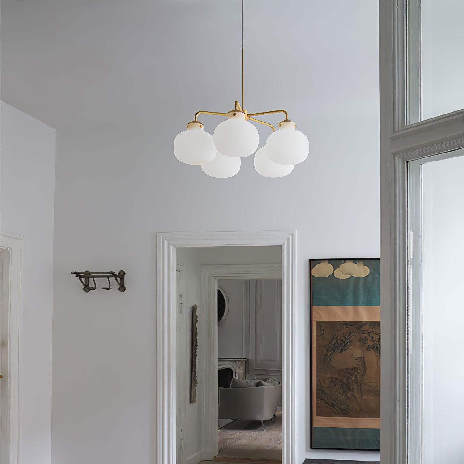 Halo Contemporary Glass Pendant Lamp - Letslighting