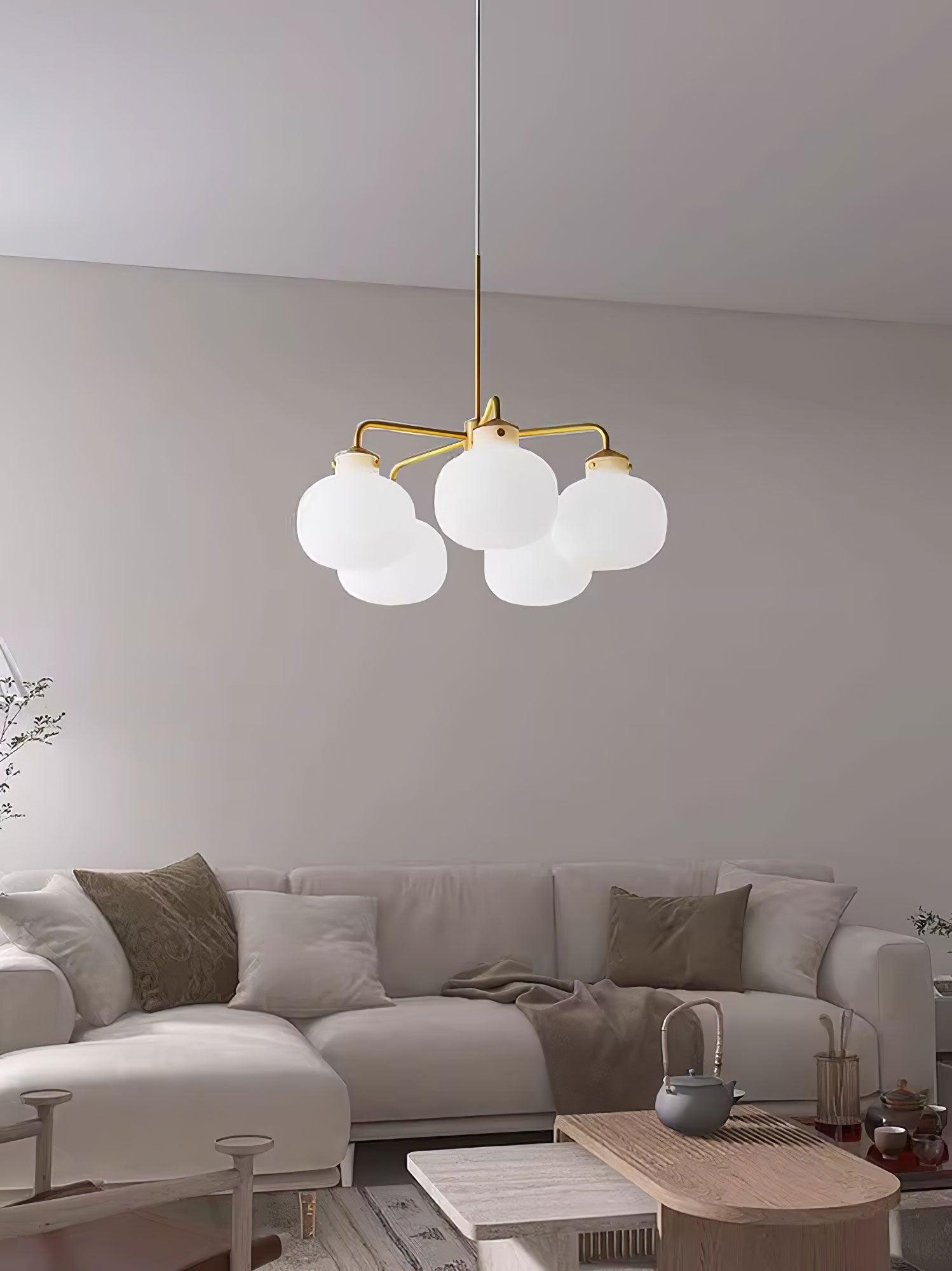 Halo Contemporary Glass Pendant Lamp - Letslighting