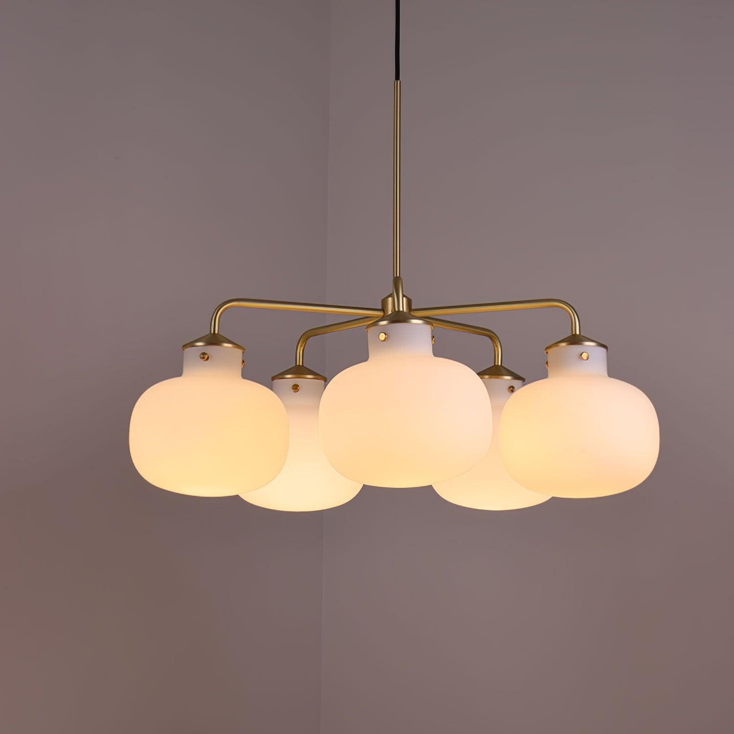 Halo Contemporary Glass Pendant Lamp - Letslighting