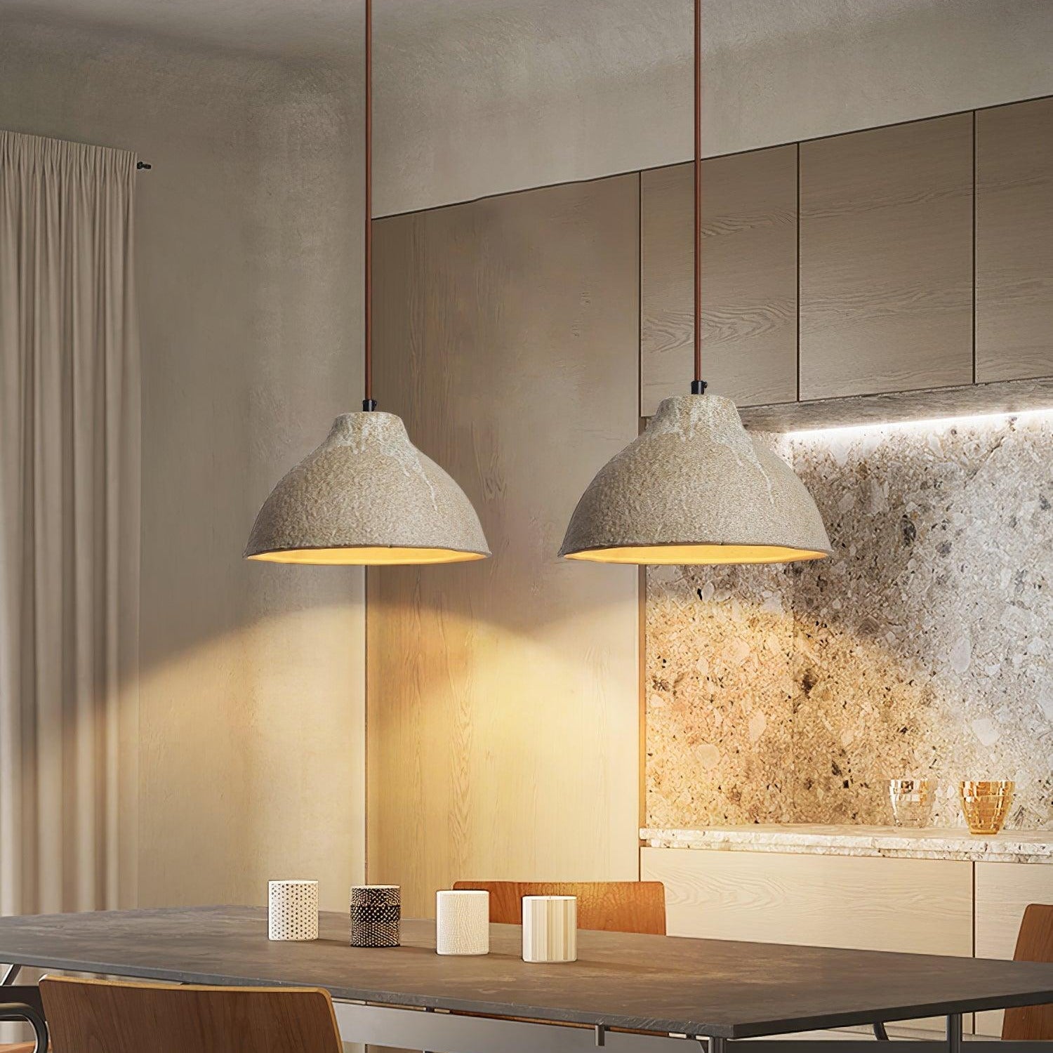 Olivia Textured Ceramic Pendant Light - Letslighting