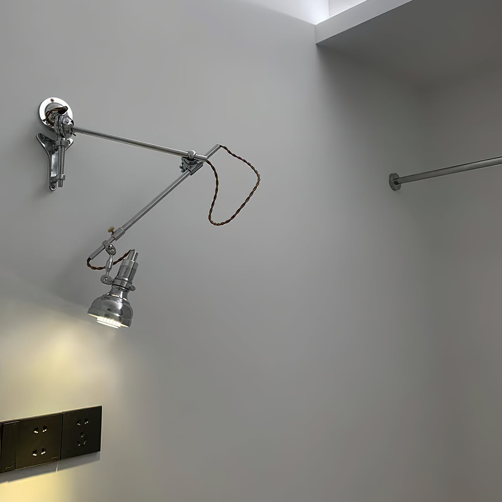 Allirora Vintage Rocker Arm Wall Lamp - Letslighting