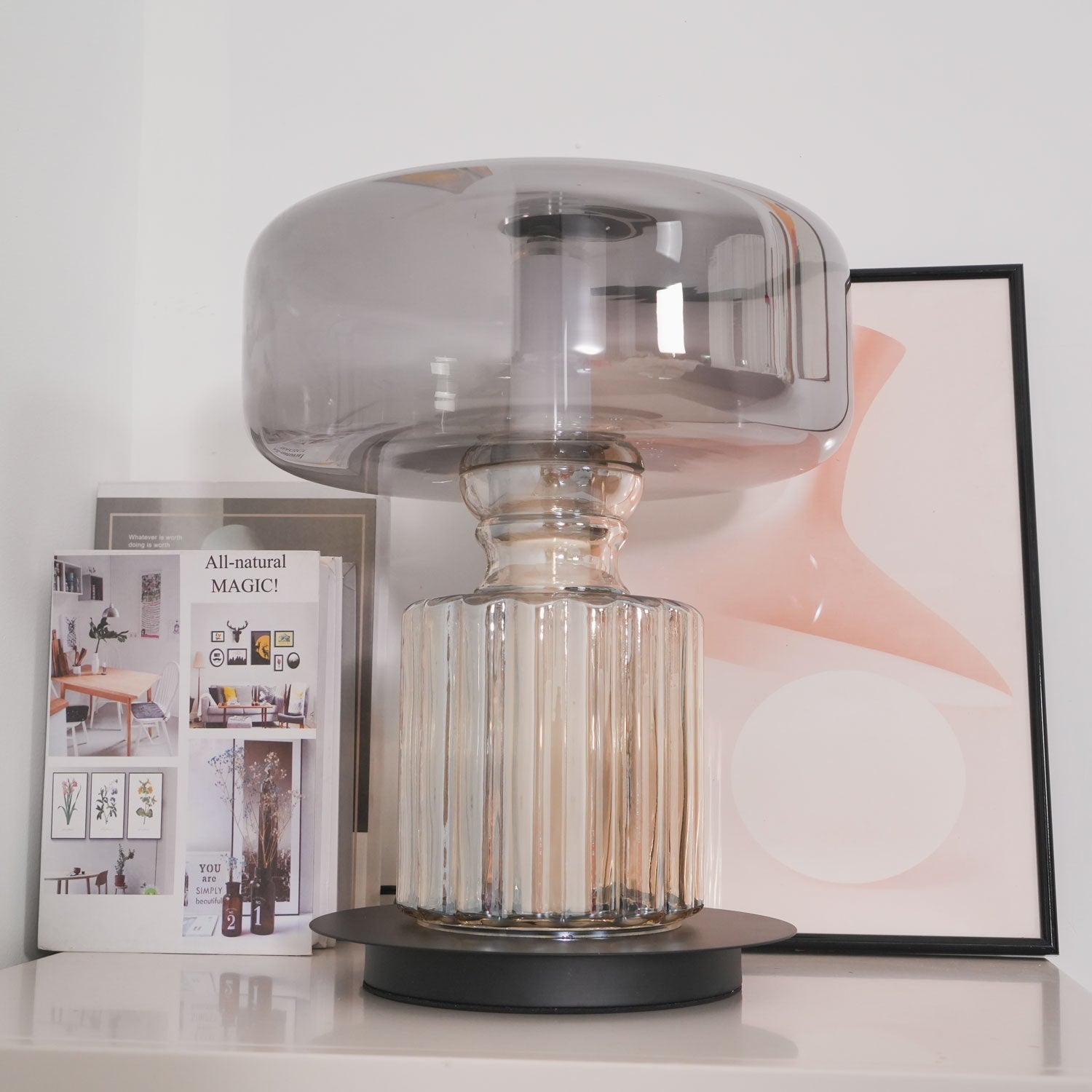 Jamie Modern Glass Table Lamp - Letslighting