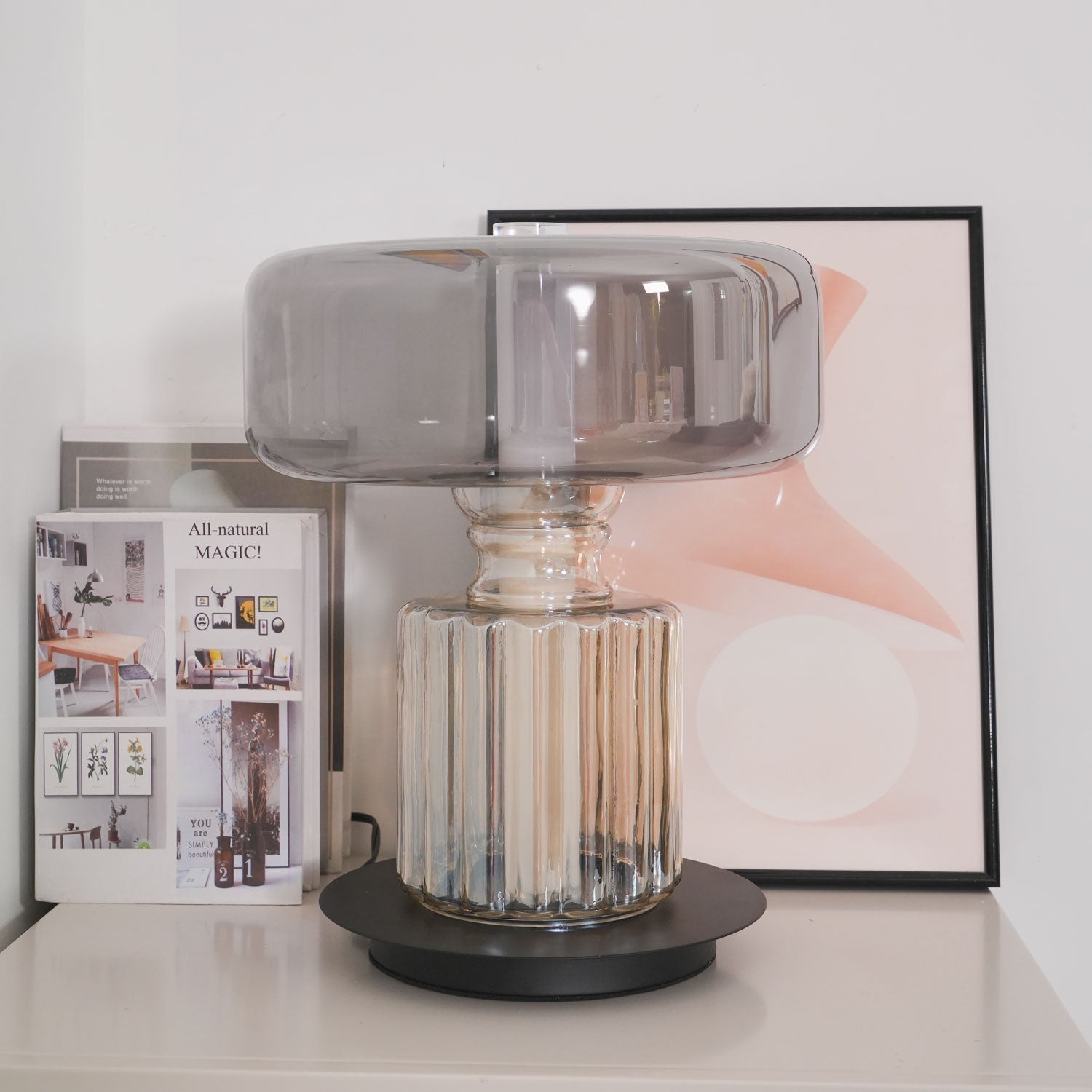 Jamie Modern Glass Table Lamp - Letslighting