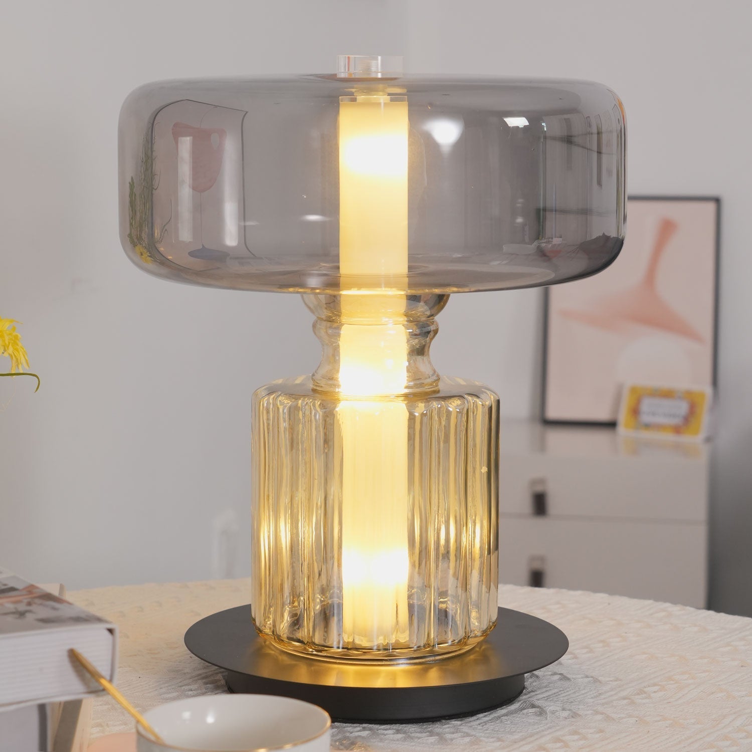 Jamie Modern Glass Table Lamp - Letslighting