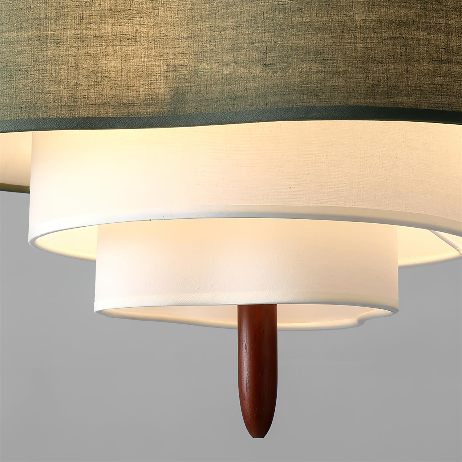 Ophel Green Fabric Pendant Lamp