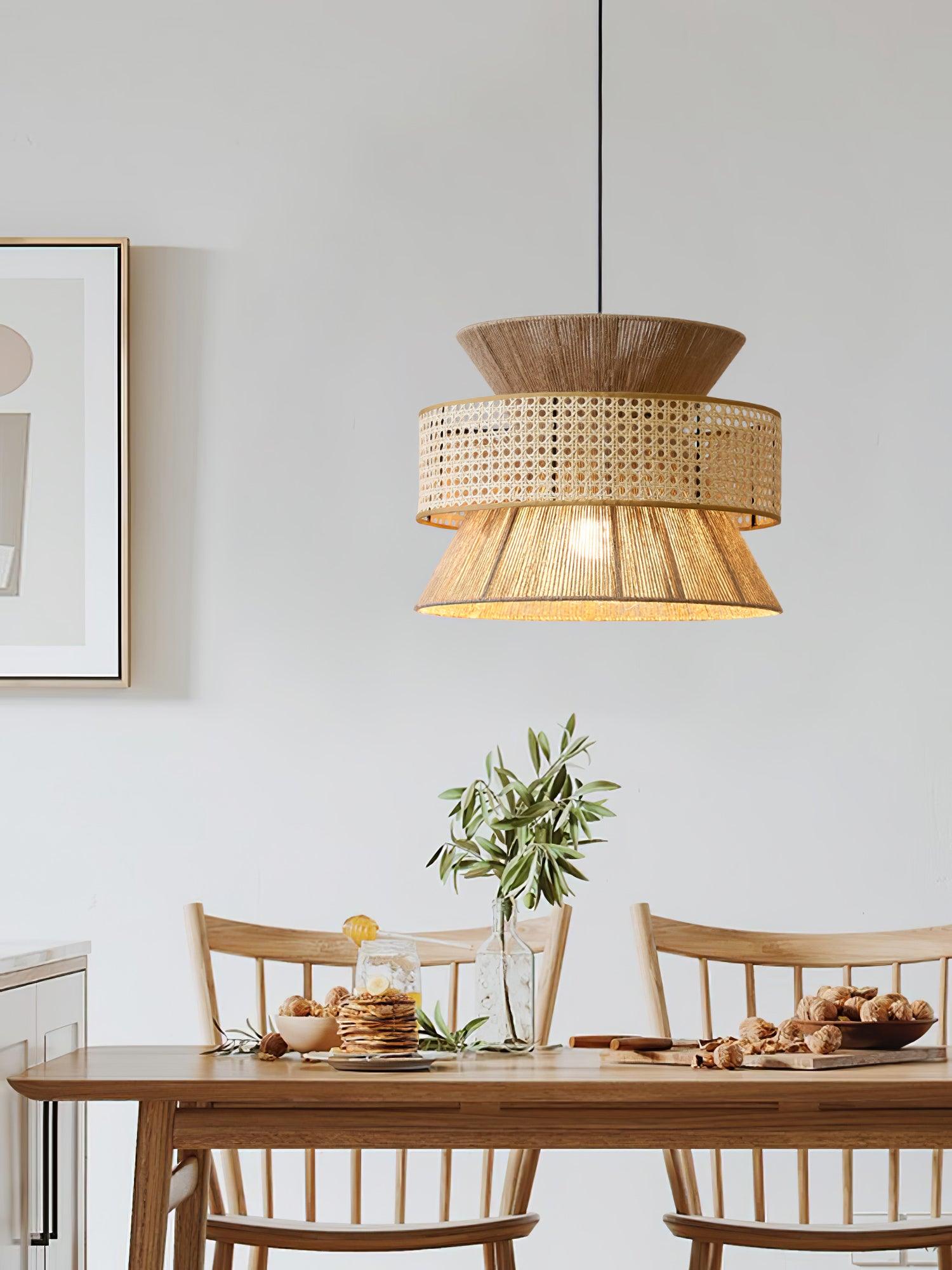 Aria Bohemian Bamboo Pendant Lamp - Letslighting