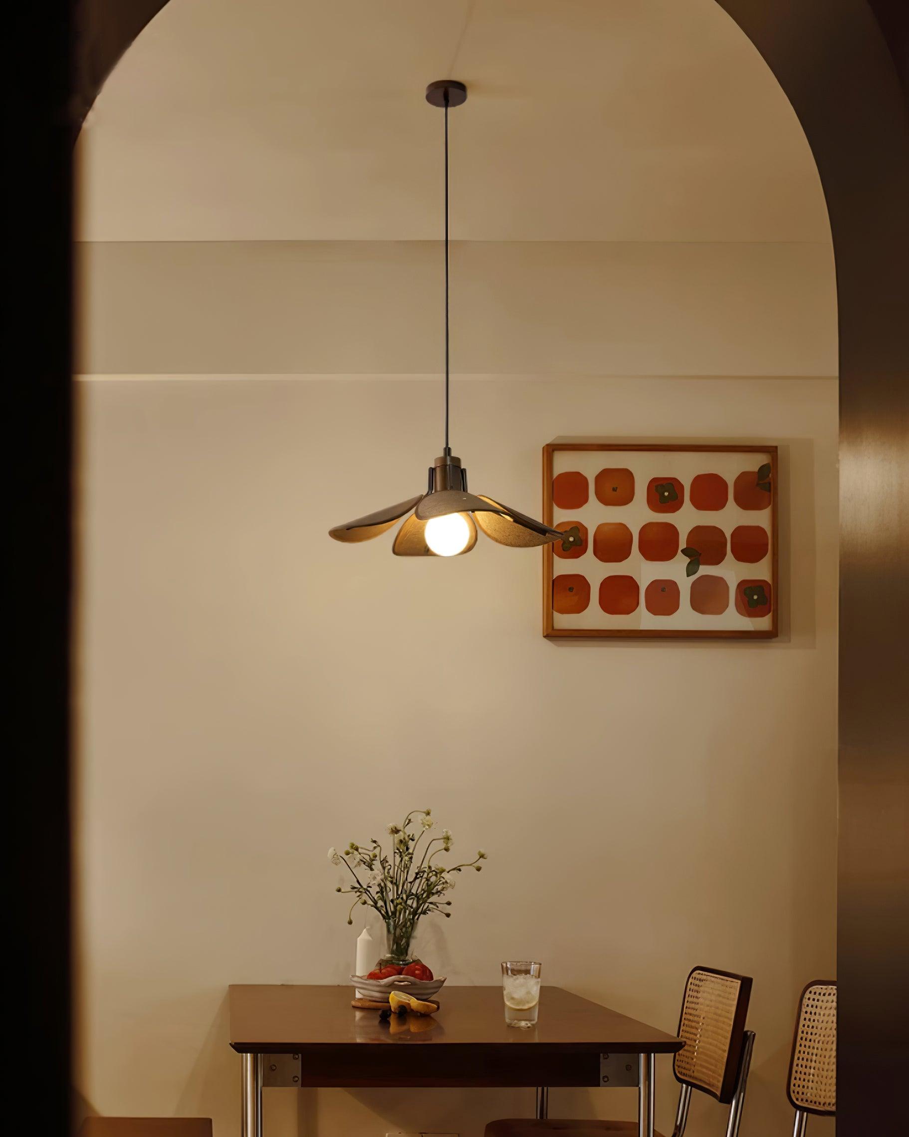 Callie Pendant Lamp Rattan Handwoven Organic - Letslighting
