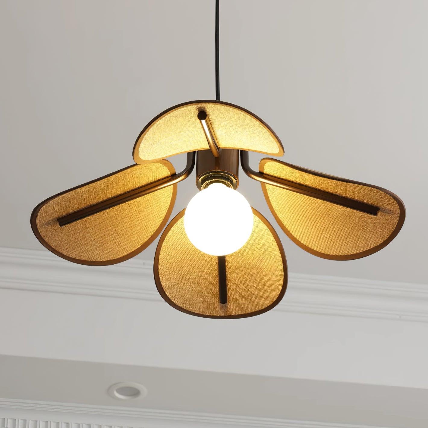 Callie Pendant Lamp Rattan Handwoven Organic - Letslighting