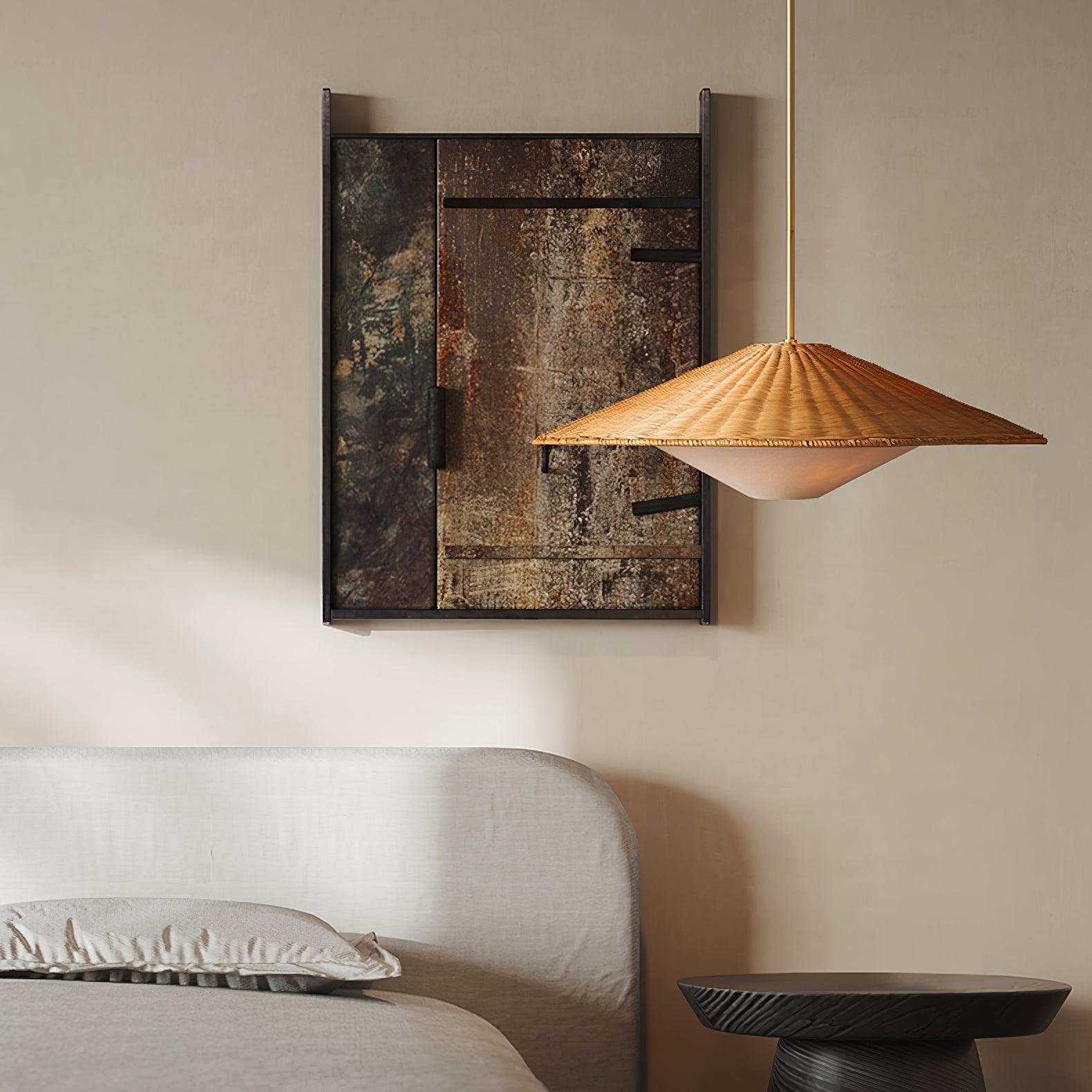 Elysiave Rattan Minimalistic Pendant Light - Letslighting