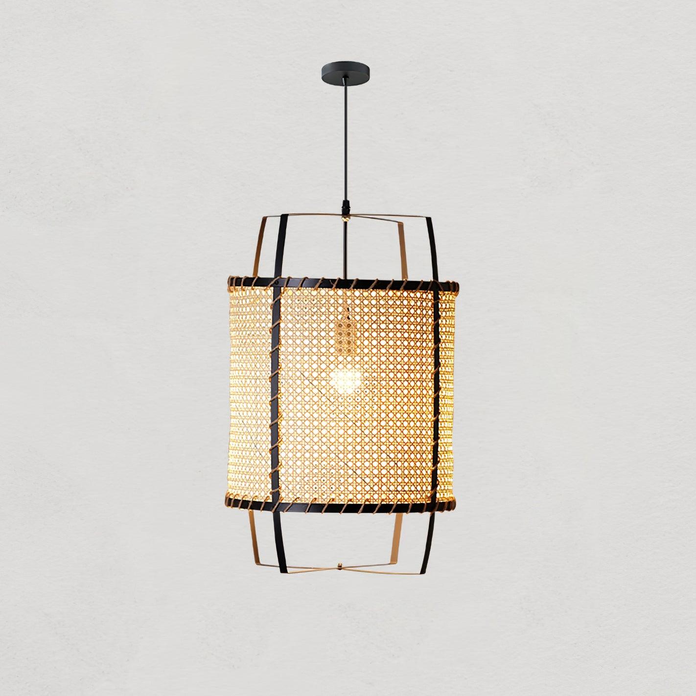 Meyda Pendant Lamp Rattan Woven Organic - Letslighting