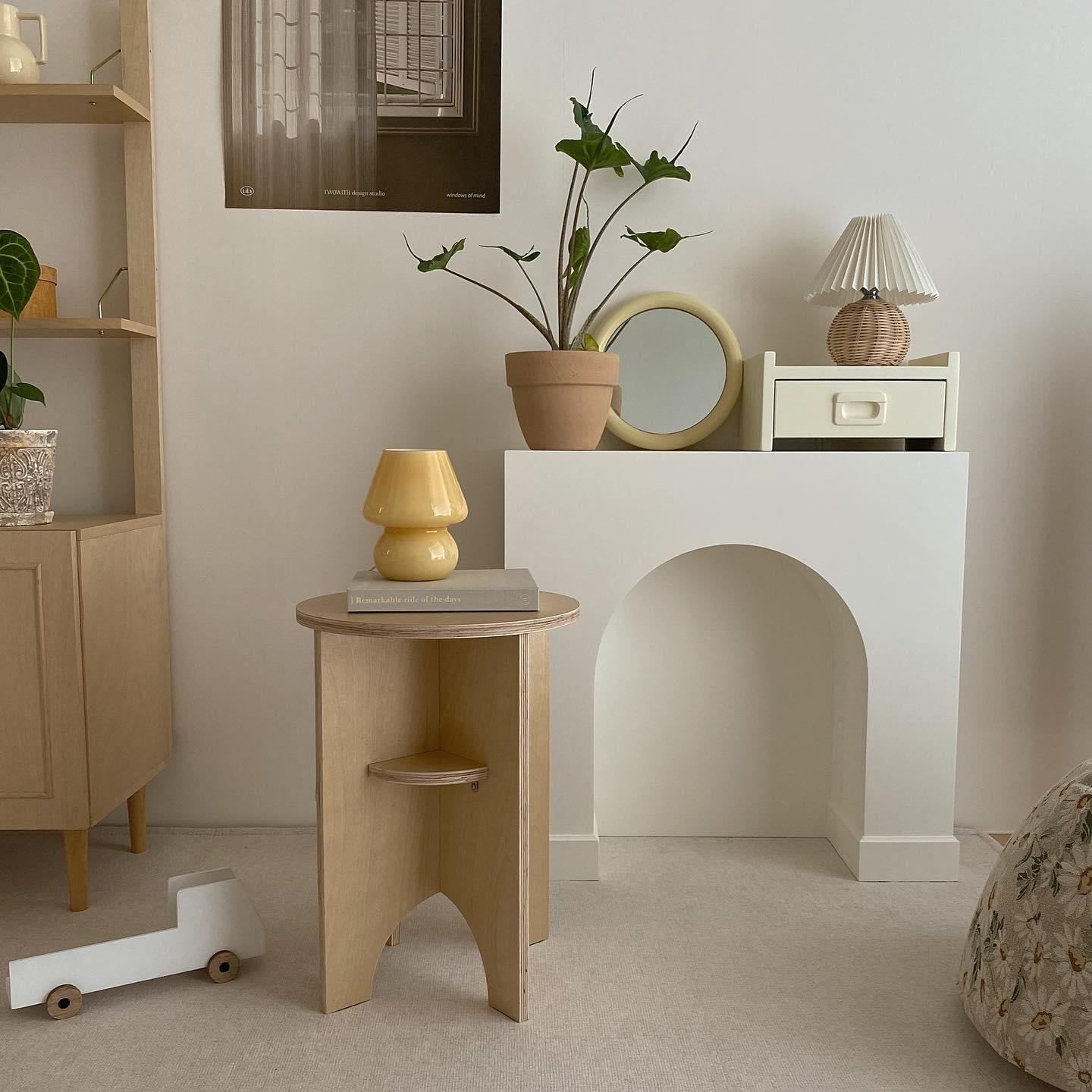 Zara Rattan Pleated Table lamp - Letslighting