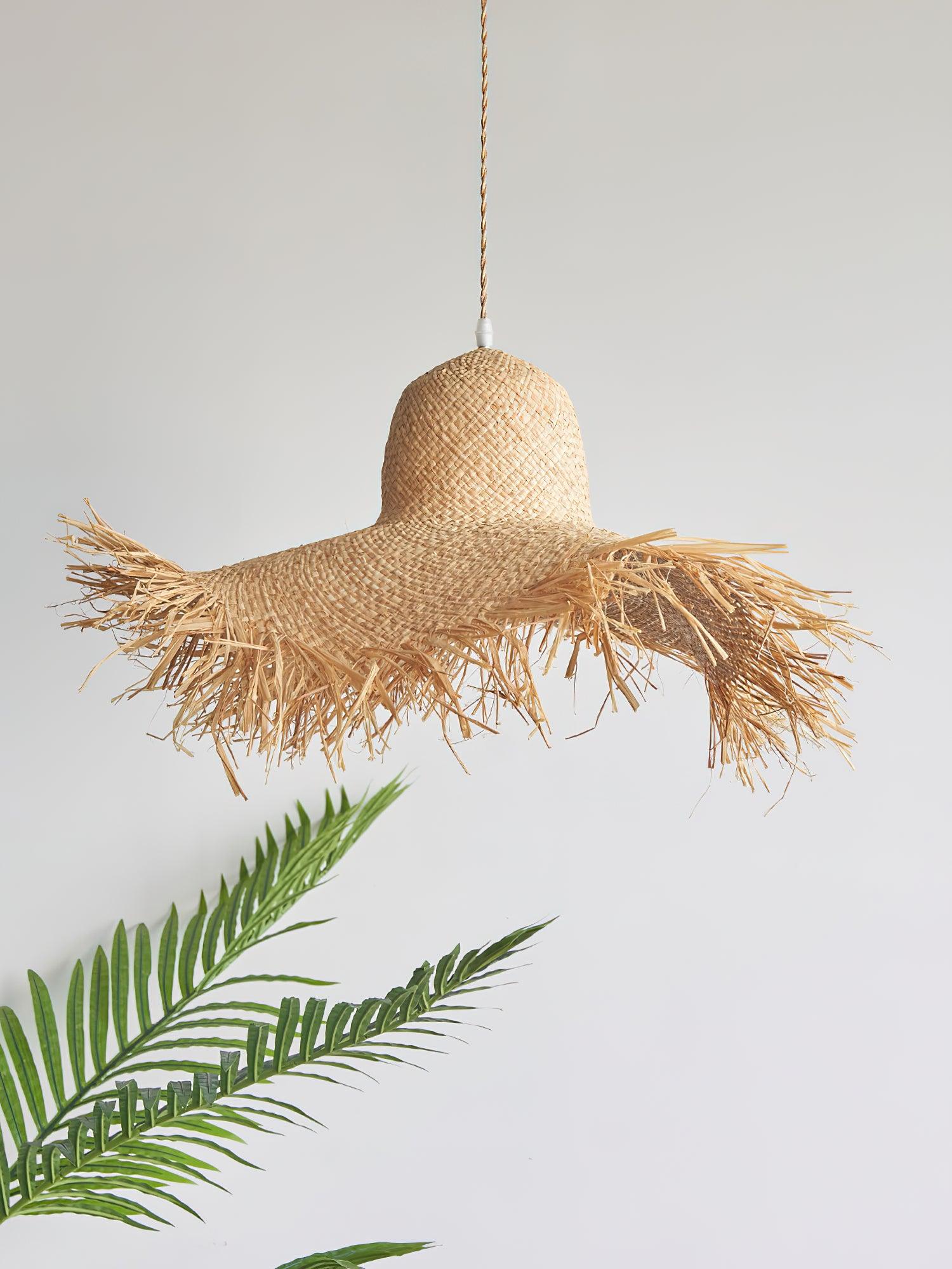 Zephyran Rattan Vintage Pendant Light - Letslighting