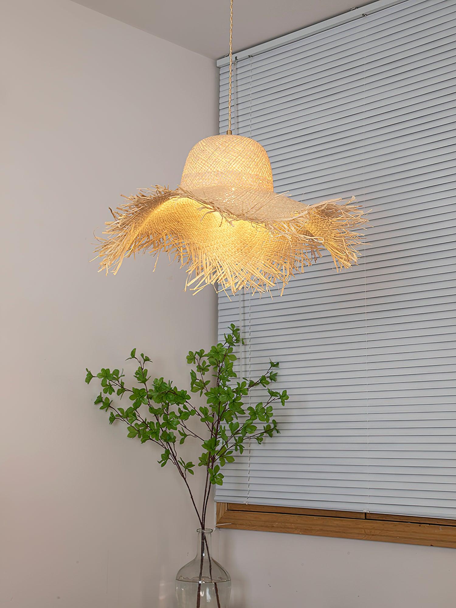 Zephyran Rattan Vintage Pendant Light - Letslighting