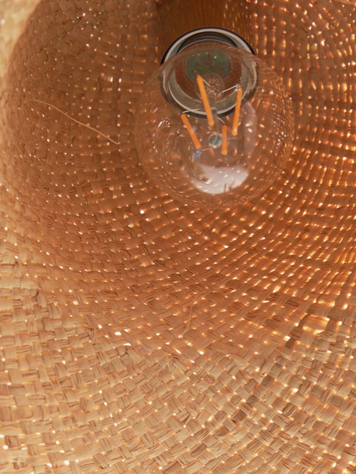 Zephyran Rattan Vintage Pendant Light - Letslighting