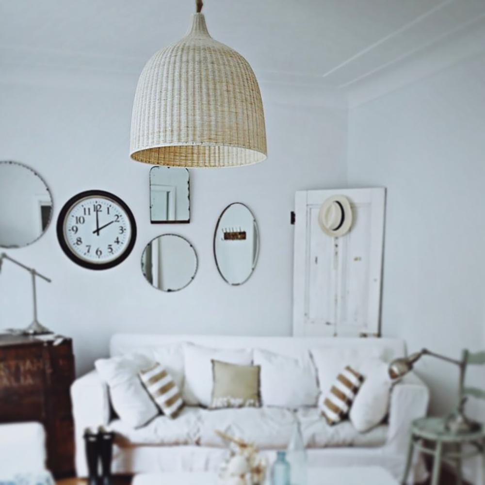 Willow Rustic Rattan Pandent Light - Letslighting