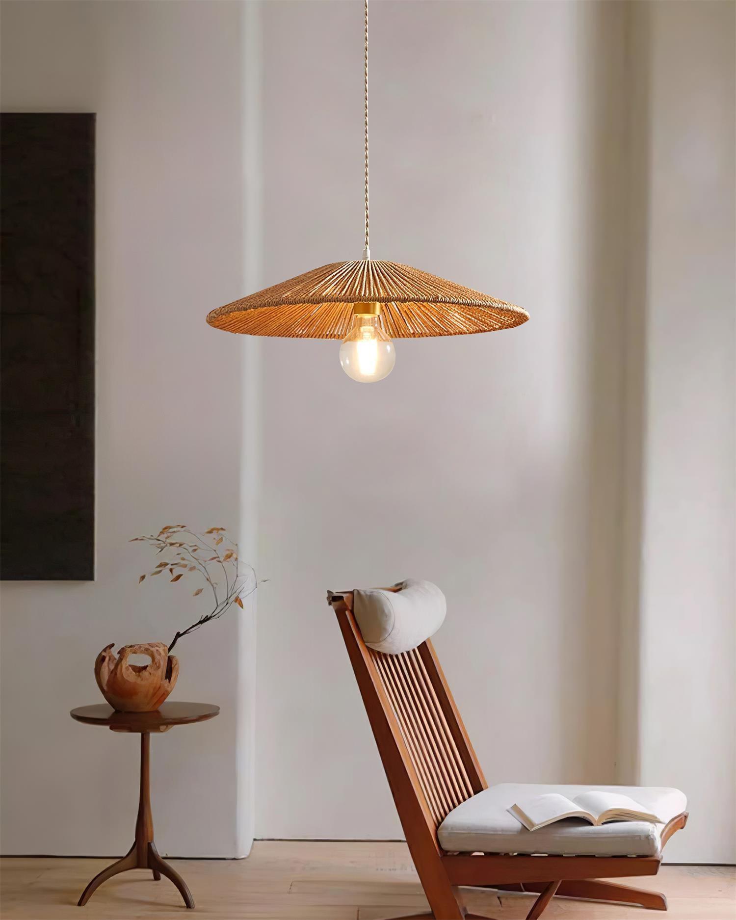 Sola Rattan Pendant Light - Letslighting
