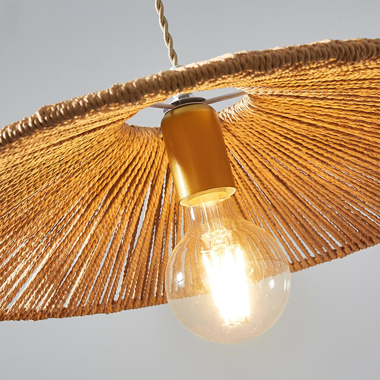 Sola Rattan Pendant Light - Letslighting