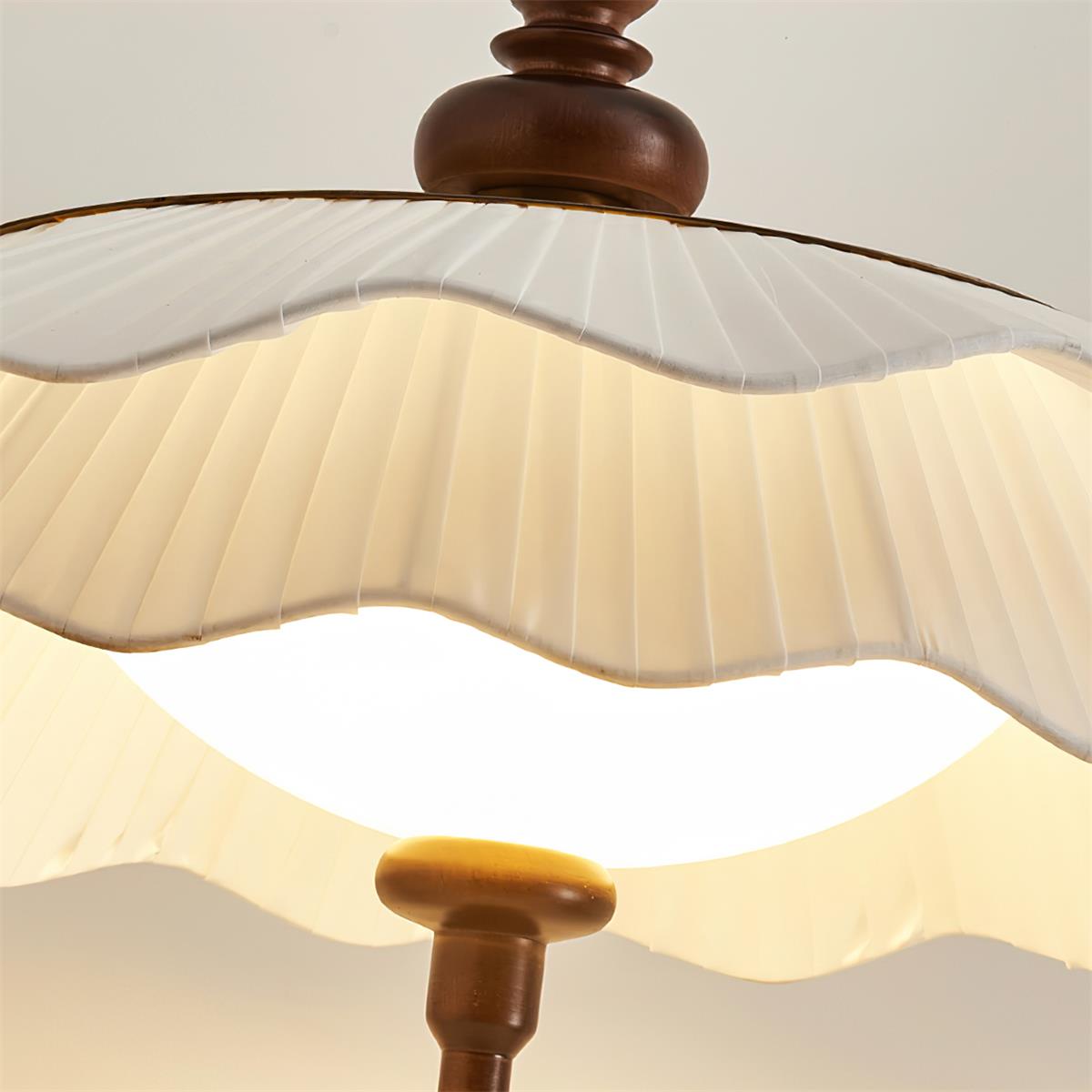 Ravina Pendant Lamp Pleated Ruffled Edge - Letslighting