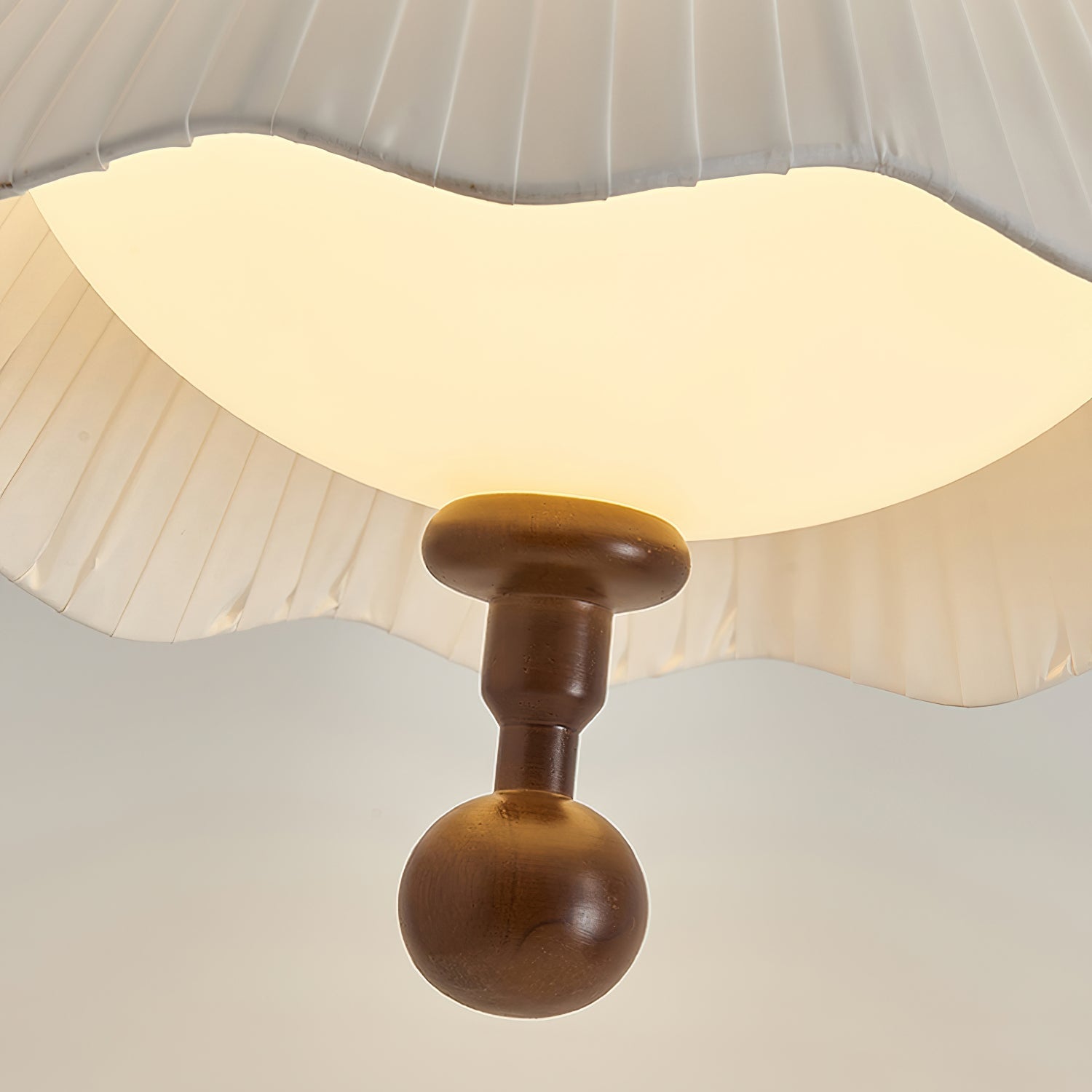 Ravina Pendant Lamp Pleated Ruffled Edge - Letslighting