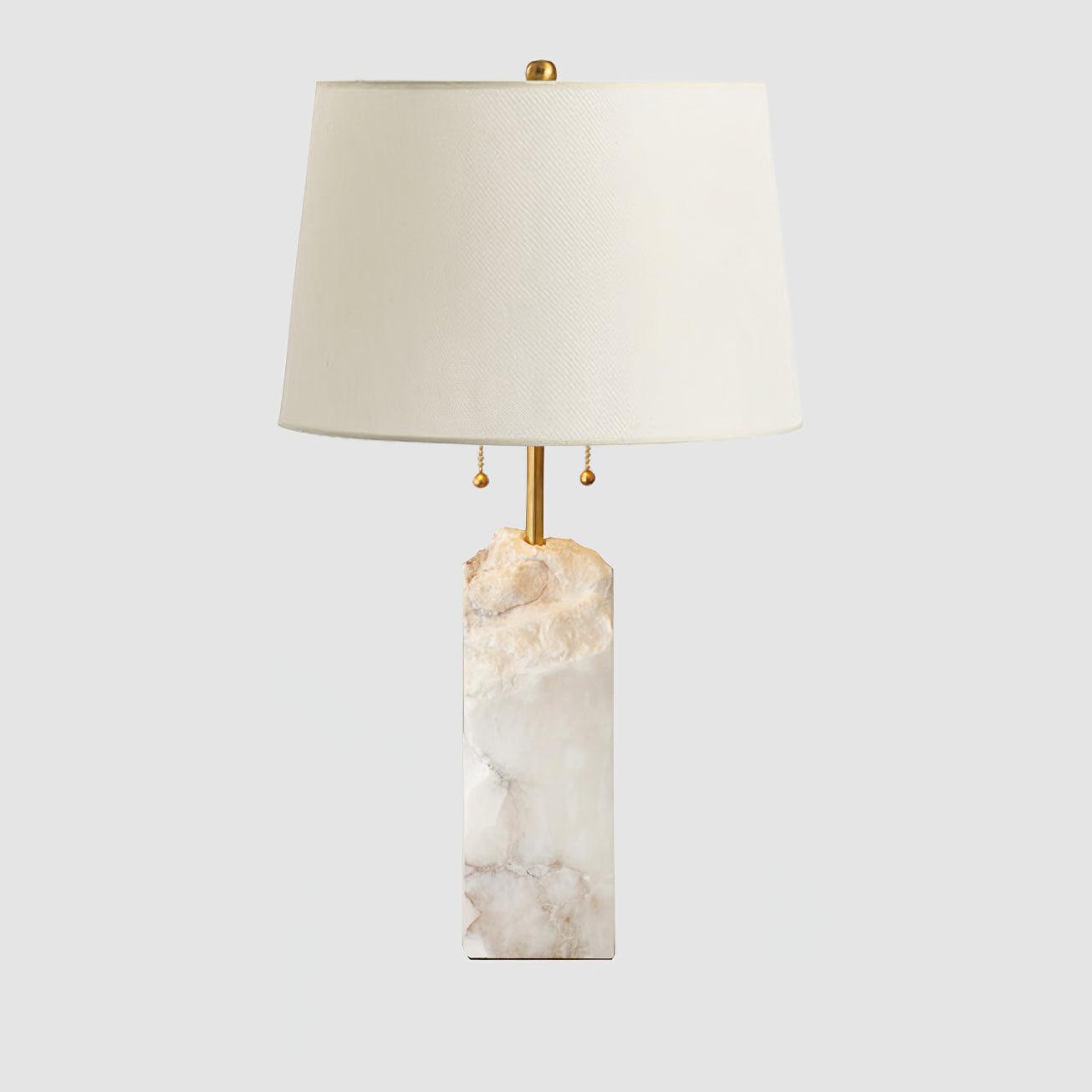 Syvaris Minimalist Alabaster Table Lamp - Letslighting
