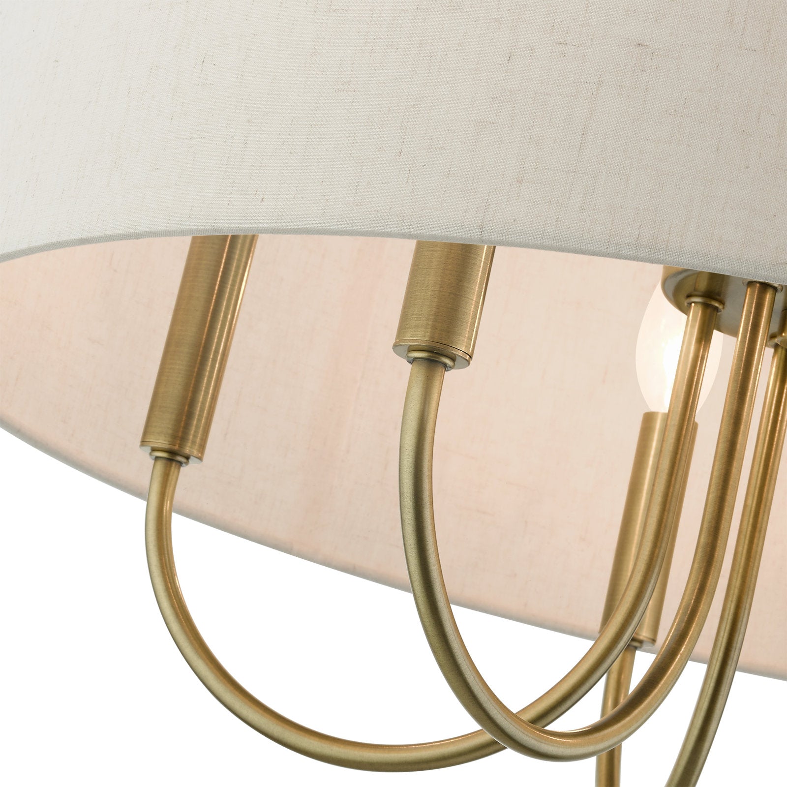 Ovyneth Classic Vintage Drum Fabric Chandelier - Letslighting