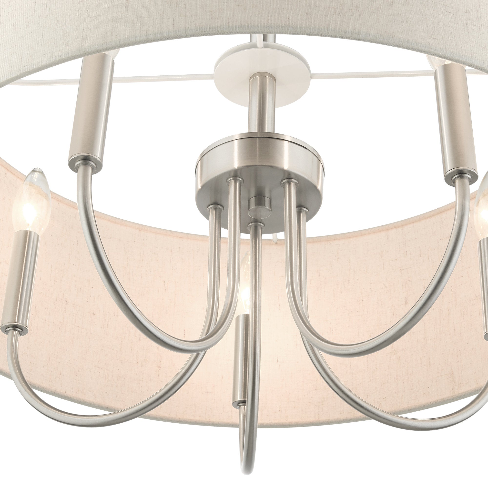 Ovyneth Classic Vintage Drum Fabric Chandelier - Letslighting