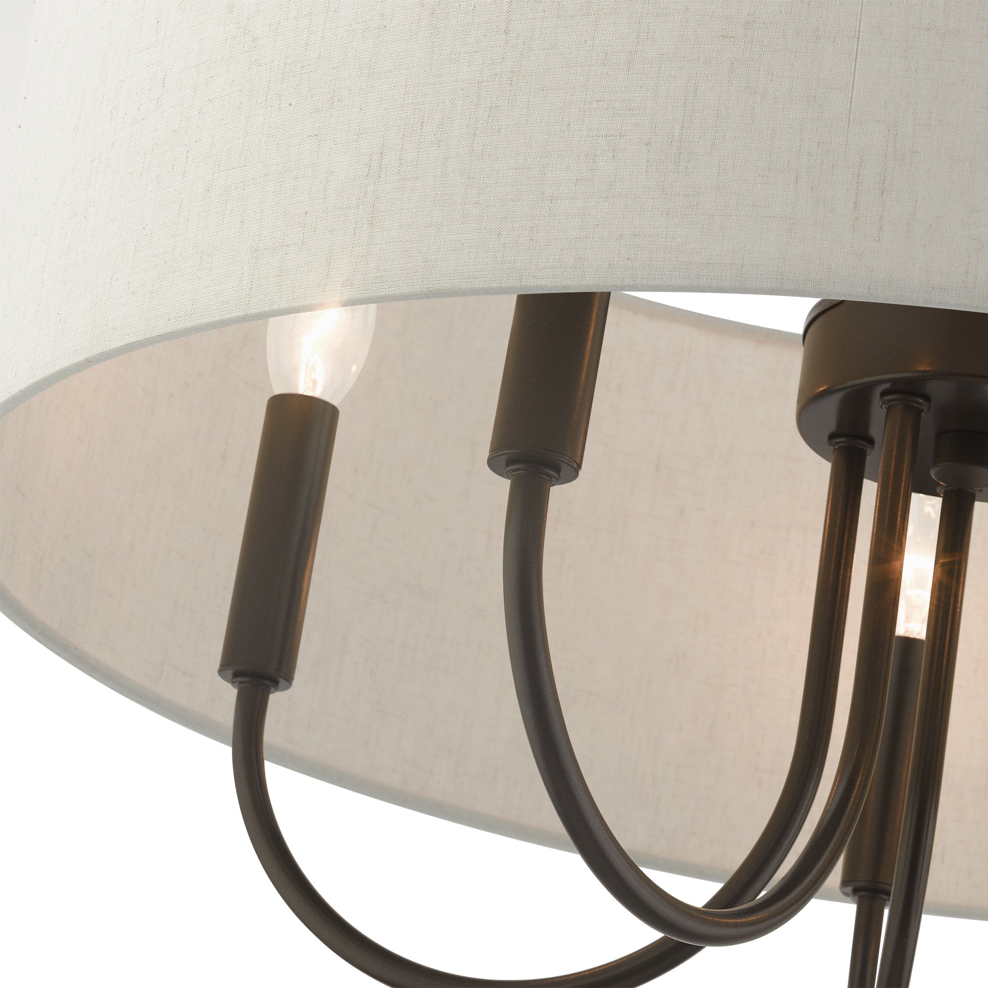 Ovyneth Classic Vintage Drum Fabric Chandelier - Letslighting