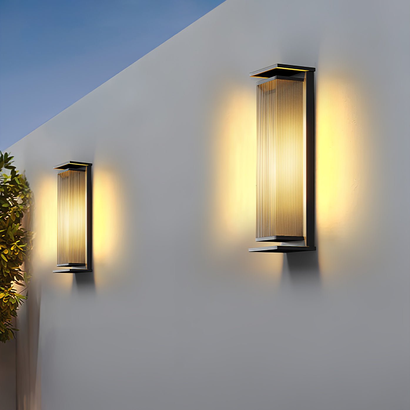 Ilthaion Rectangular Box Outdoor Wall Lamp - Letslighting
