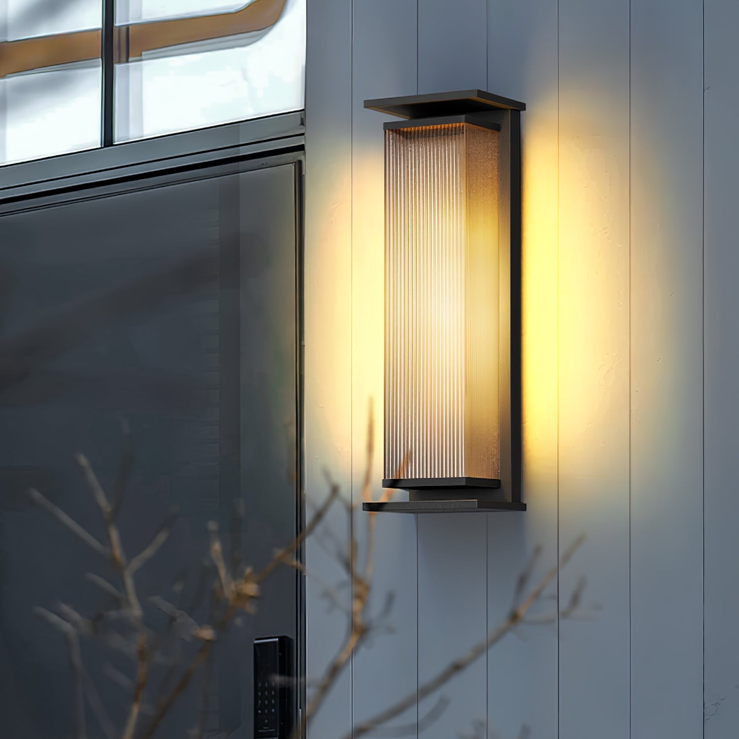 Ilthaion Rectangular Box Outdoor Wall Lamp - Letslighting