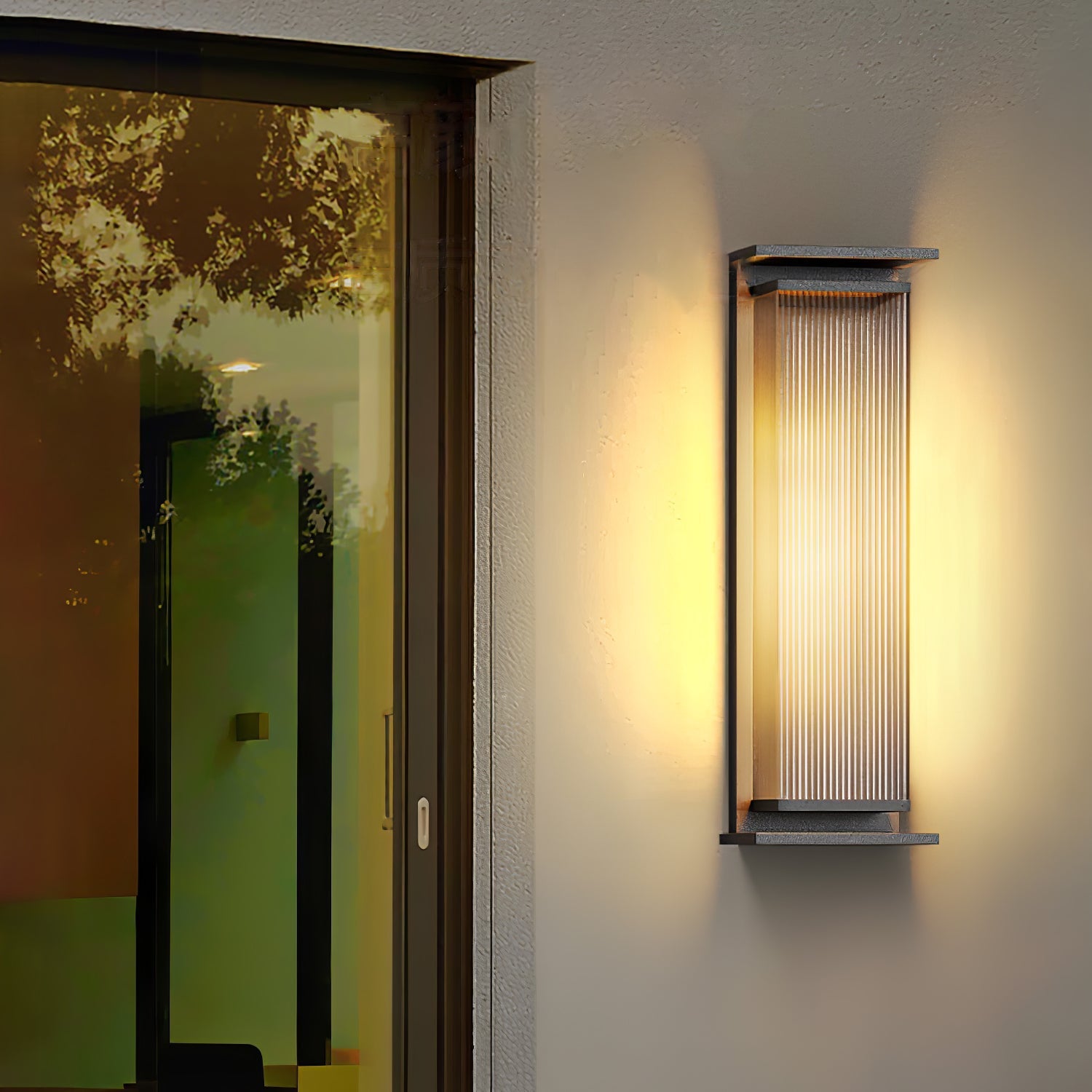 Ilthaion Rectangular Box Outdoor Wall Lamp - Letslighting