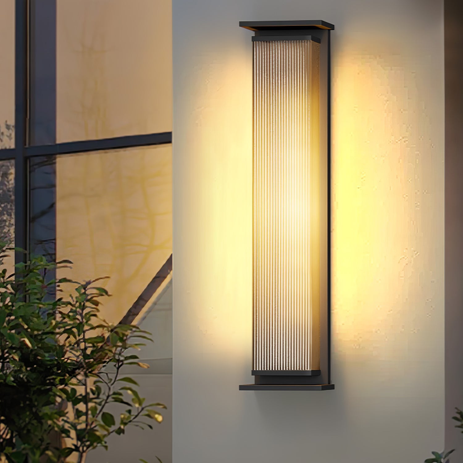 Ilthaion Rectangular Box Outdoor Wall Lamp - Letslighting