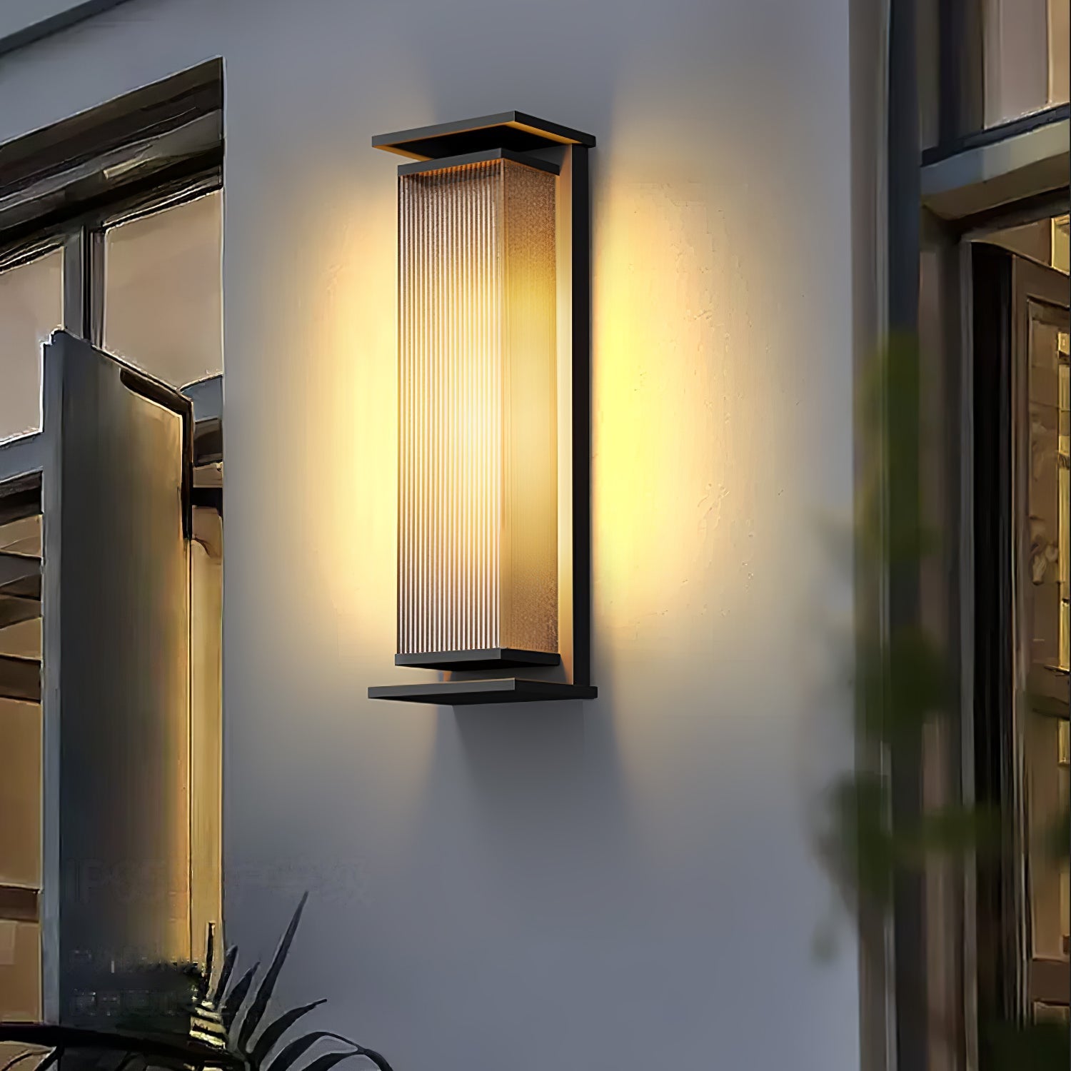 Ilthaion Rectangular Box Outdoor Wall Lamp - Letslighting