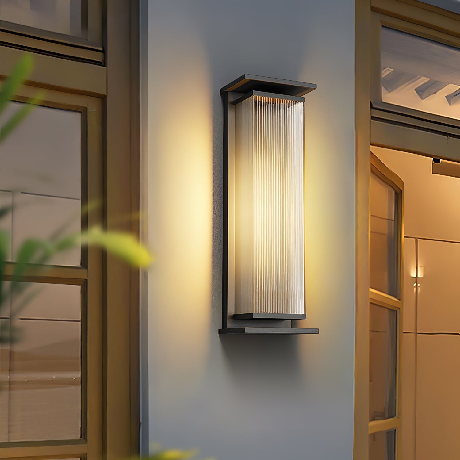 Ilthaion Rectangular Box Outdoor Wall Lamp - Letslighting