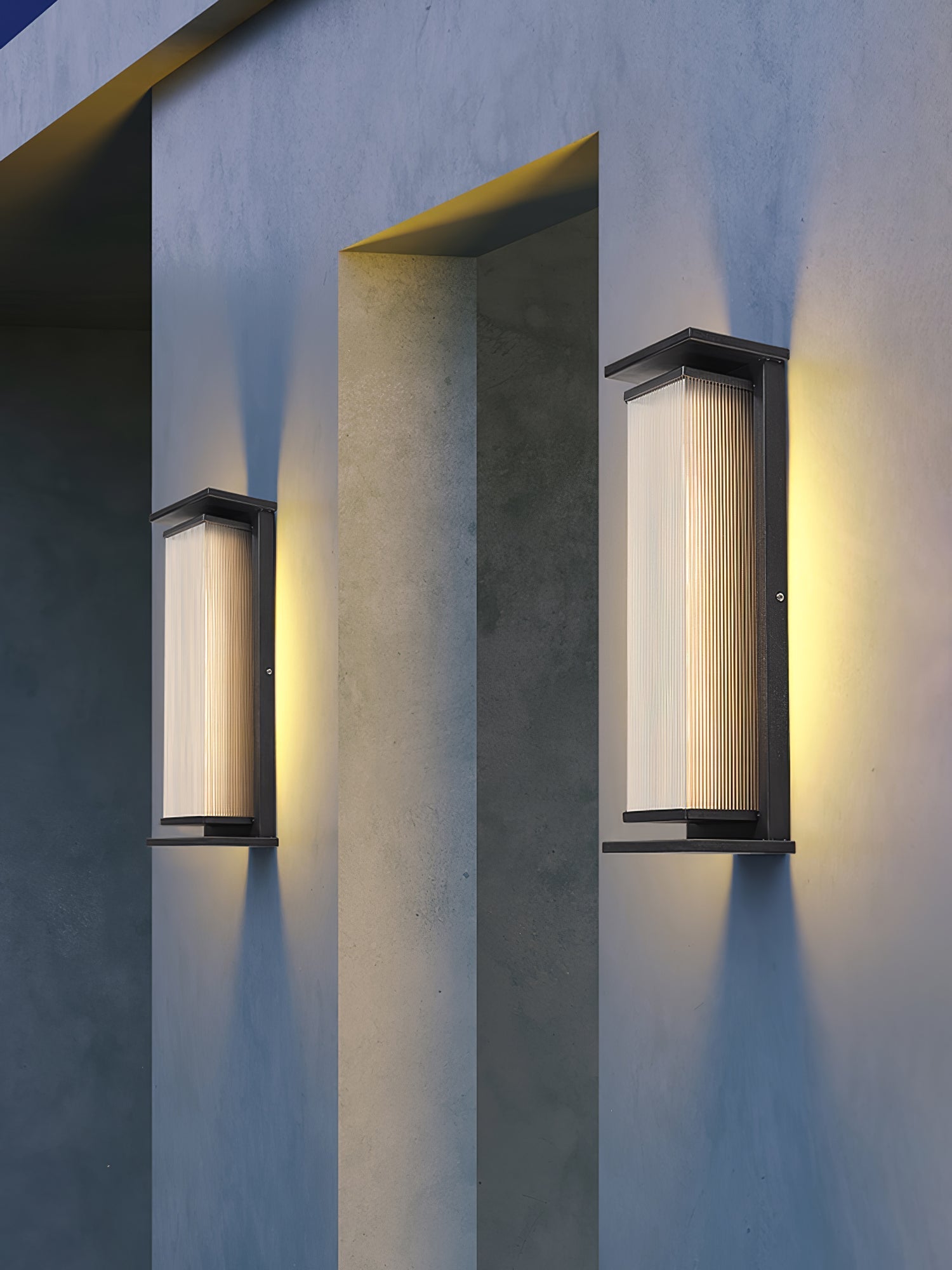 Ilthaion Rectangular Box Outdoor Wall Lamp - Letslighting