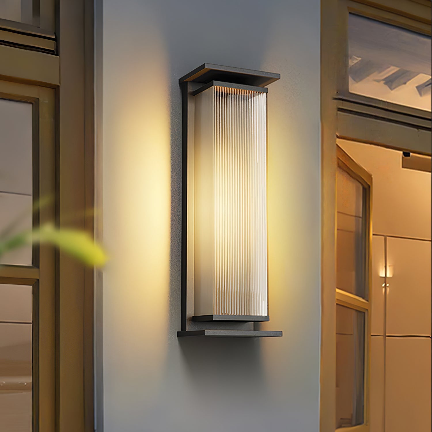 Ilthaion Rectangular Box Outdoor Wall Lamp - Letslighting