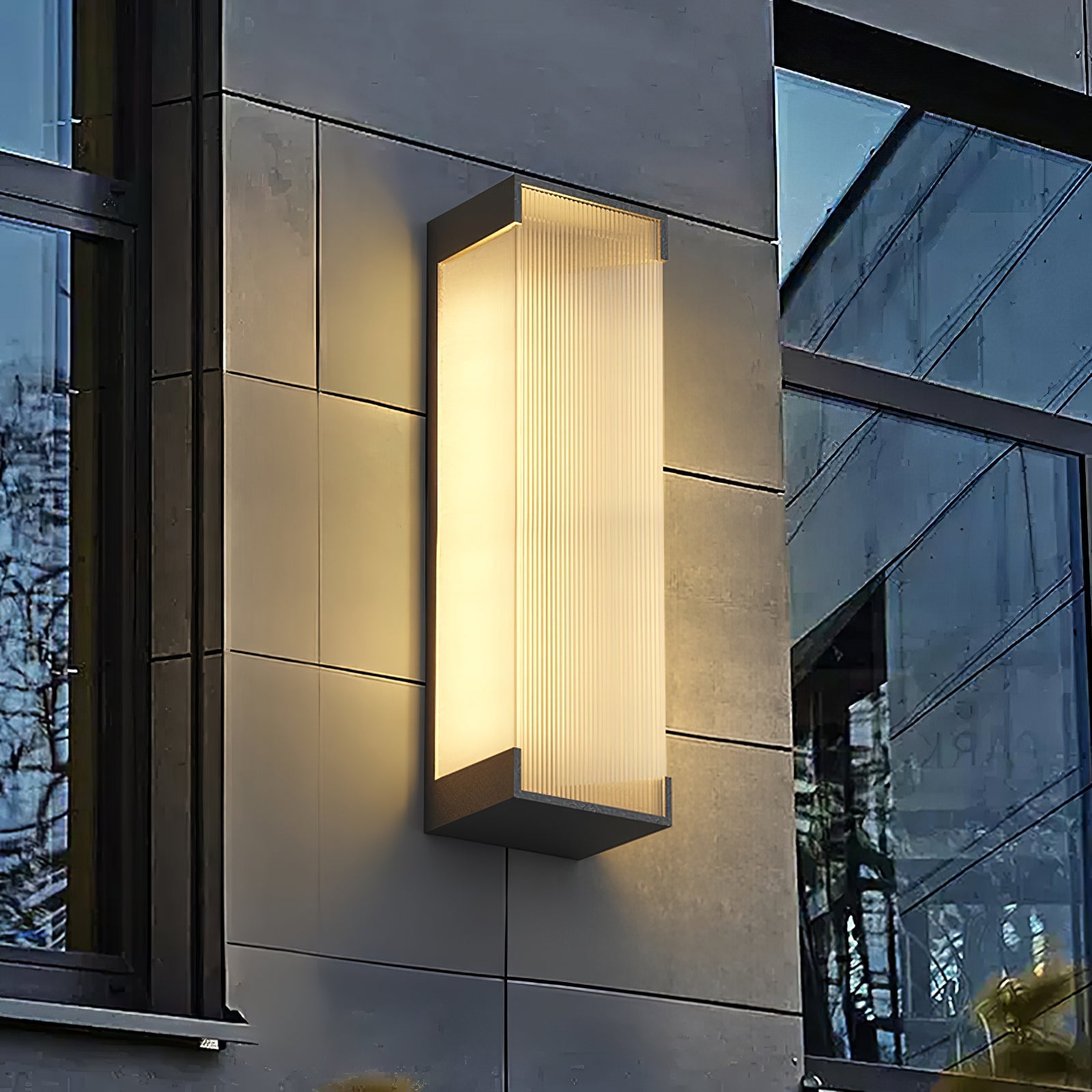 Ivela Unique Rectangular Solar Outdoor Wall Light - Letslighting