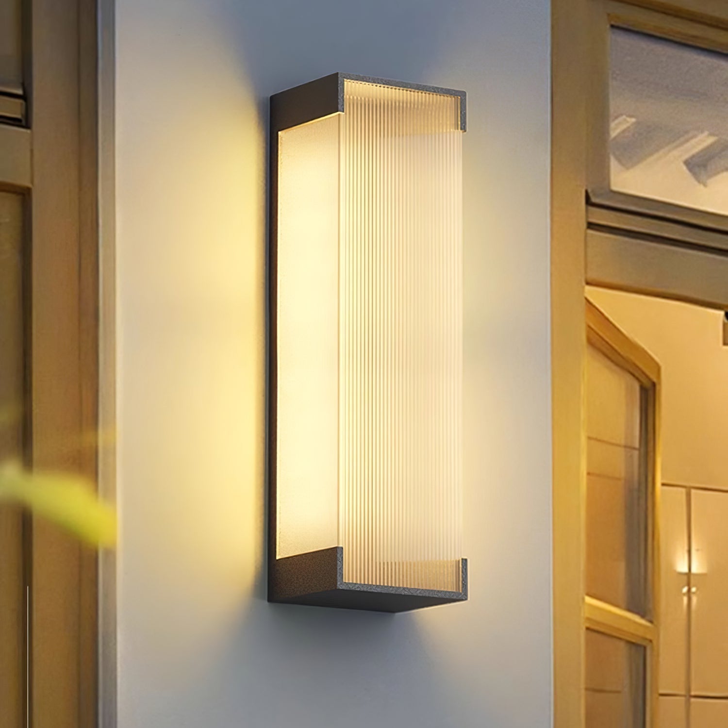 Ivela Unique Rectangular Solar Outdoor Wall Light - Letslighting