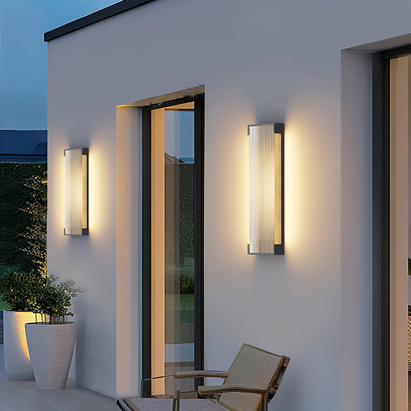Ivela Unique Rectangular Solar Outdoor Wall Light - Letslighting