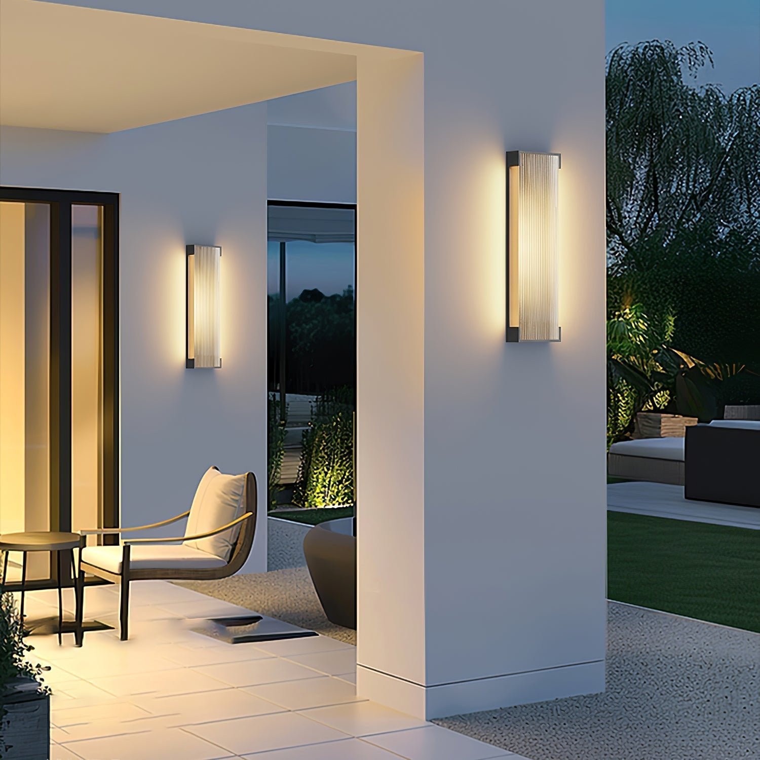 Ivela Unique Rectangular Solar Outdoor Wall Light - Letslighting
