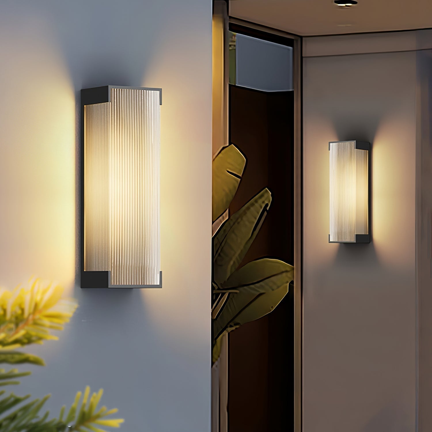 Ivela Unique Rectangular Solar Outdoor Wall Light - Letslighting