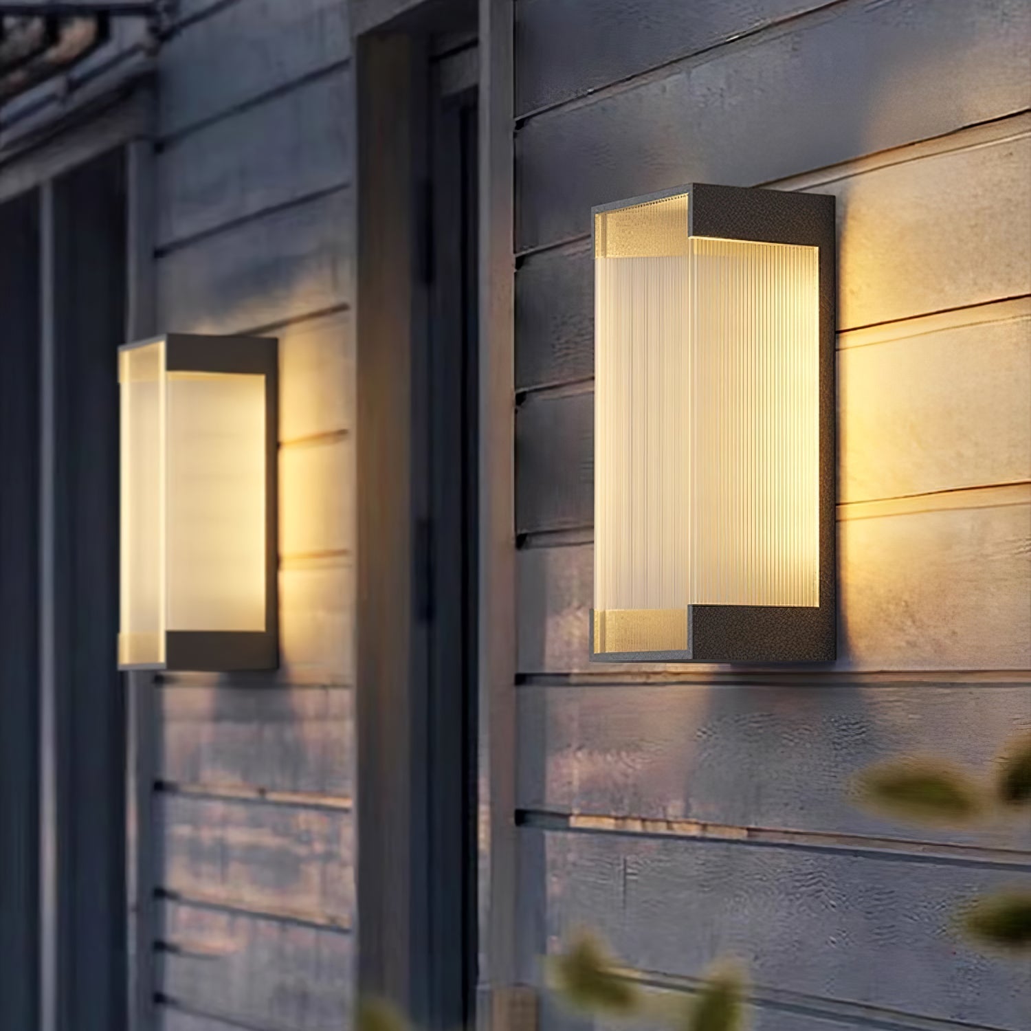Ivela Unique Rectangular Solar Outdoor Wall Light - Letslighting