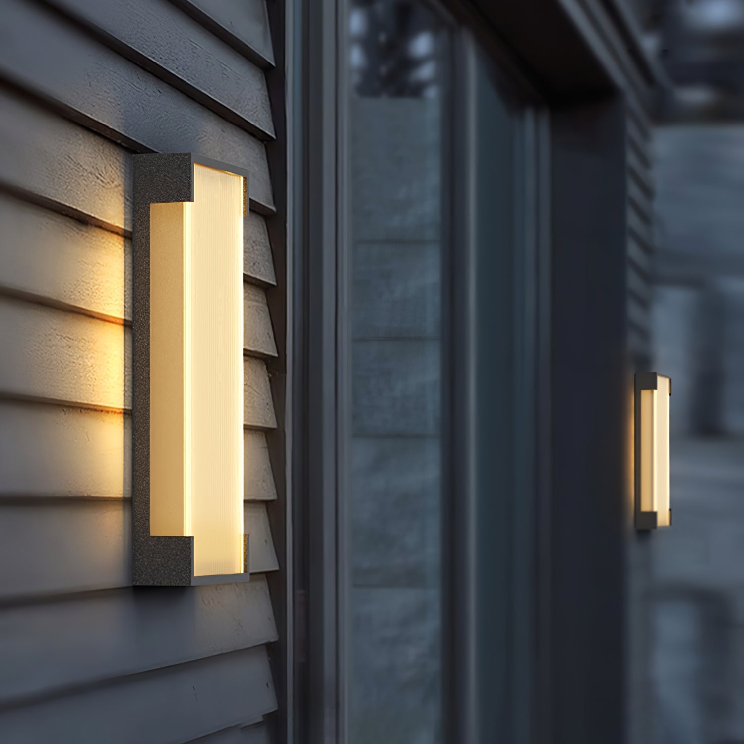 Ivela Unique Rectangular Solar Outdoor Wall Light - Letslighting