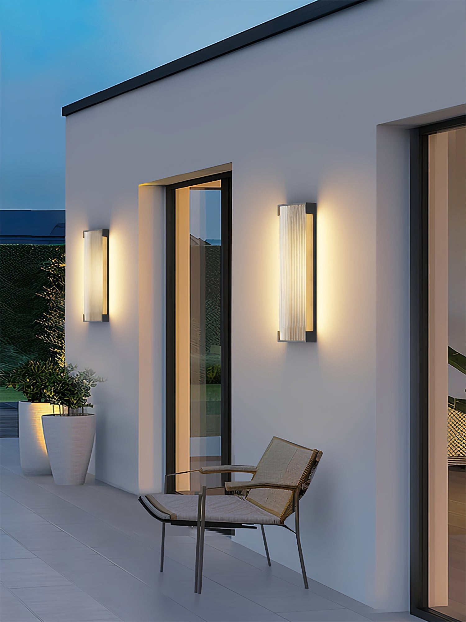 Ivela Unique Rectangular Solar Outdoor Wall Light - Letslighting