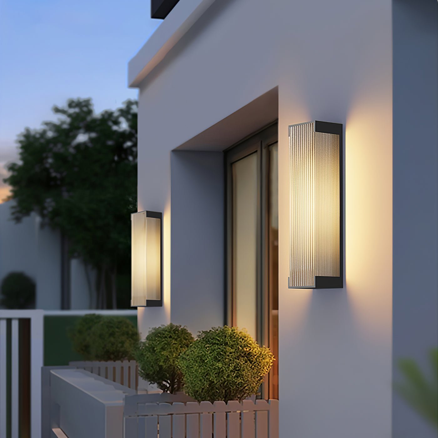 Ivela Unique Rectangular Solar Outdoor Wall Light - Letslighting